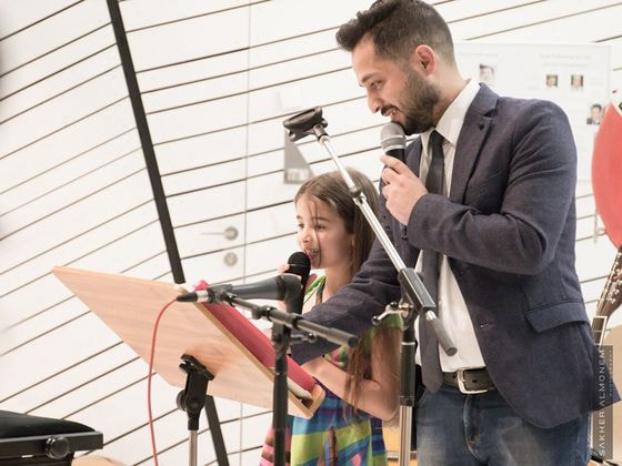 Fadi Alrahil mit Tochter Masa