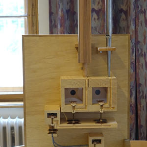 (Röhren-)pneumatische Kegellade