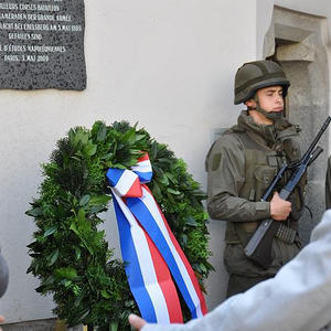 Gedenkfeier 200 Jahre Schlacht um Ebelsberg im Schloßpark