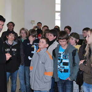 Firmlingsprojekt Besuch Stift Sankt Florian