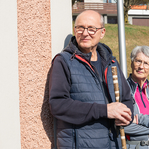 Pilgern mit Bernhard Kerbl, Start bei der Kapelle Neupernstein, Rundweg mit insgesamt 15 Kapellen, bei den Stationen gab es spirituelle Impulse