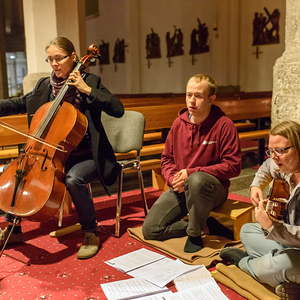 Das erste Taizé-Gebet in Kirchdorf/Krems