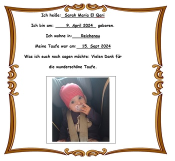 Sarah Maria El Qari / Pfarrgemeinde Reichenau