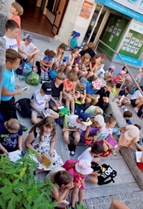 Leseflashmob in Gmunden
