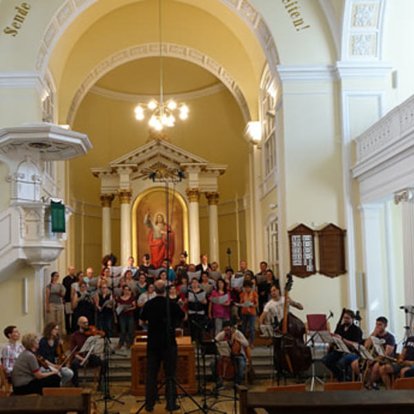 CD-Aufnahme des Konservatoriums für Kirchenmusik der Diözese Linz in der Martin-Luther-Kirche Linz