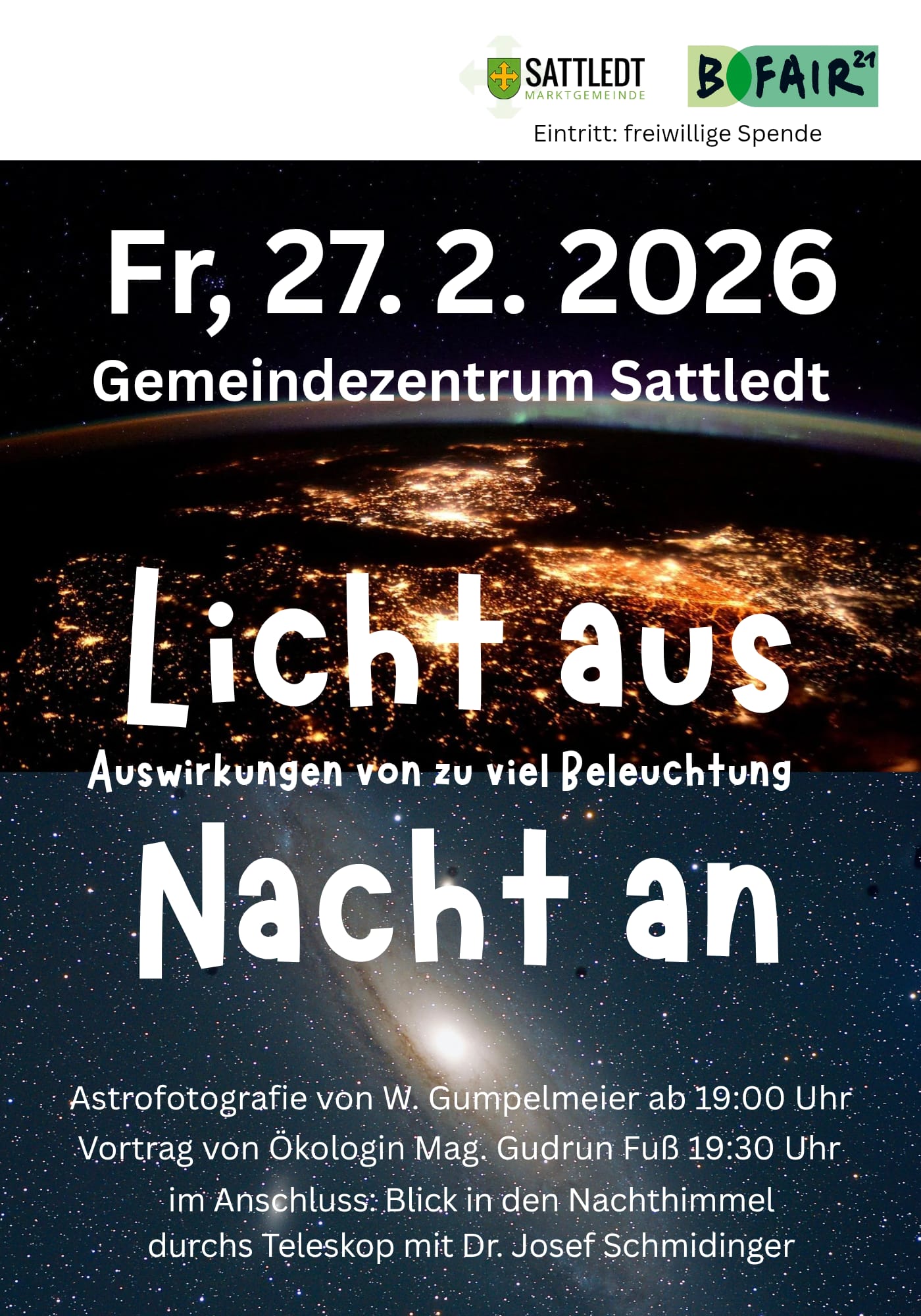 Licht aus, Nacht an - Auswirkungen von zu viel Beleuchtung