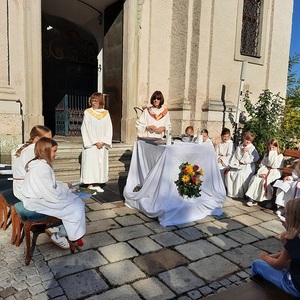 Agnes Seidl und Sissy Kamptner standen dem Festgottesdienst vor