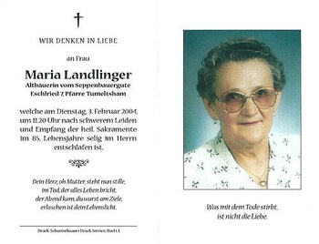 Maria Landlinger