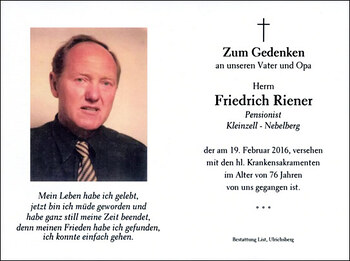Friedrich Riener