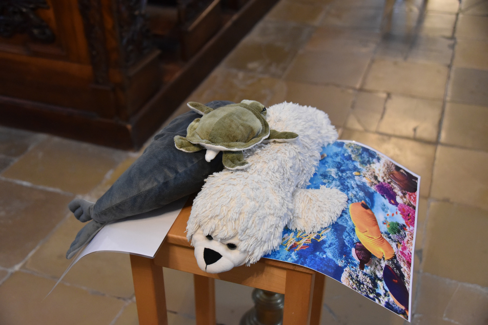 Dekanatsvesper zur Schöpfung / Albert Kern Erschaffung der Welt mit Symbolen