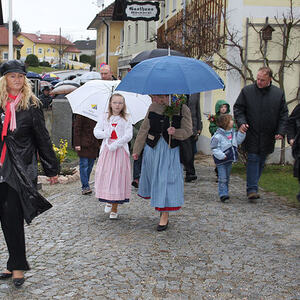 Palmweihe und Festzug zur Kirche