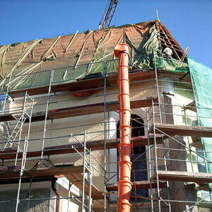 Außenrenovierung Pfarrkirche 2005