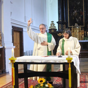 mit Gilbert Mathie u. Isabella Haider