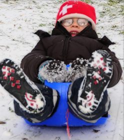 Schnee im Kindergarten