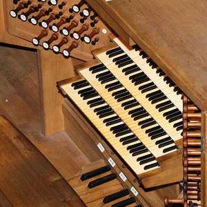 Und hier die noch unbesetzte Rudigierorgel - Heinrich Reknagel ist erst später dran!