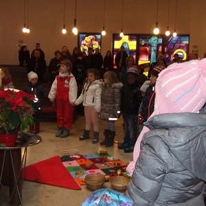 Segnung des Kindergartenzubaus