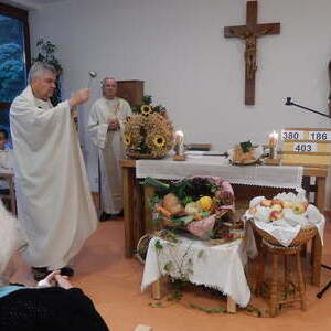 Erntedank im neuen Seniorenheim