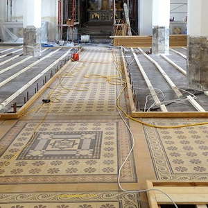 Impressionen vom Bodenverlegen am 04.08.2016