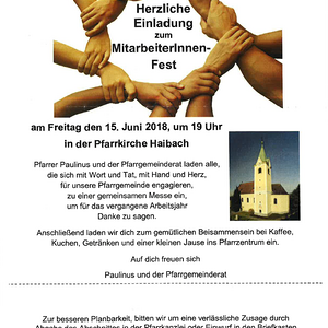 Mitarbeiterfest am 15.6.2018
