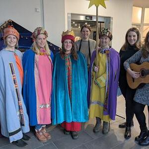 dachor beim Sternsingen im Alten- und Pflegeheim FraDomo