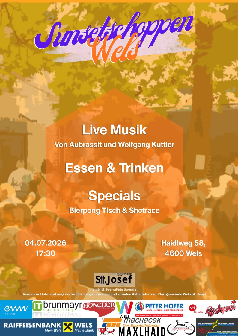 Sunsetschoppen / Jugend Pfarrgemeinde Wels-St.Josef
