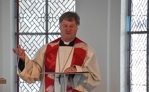 Ökumenischer Gottesdienst zum Mauthausen-Gedenken mit Bischof Manfred Scheuer (hier beim ökumenischen Gottesdienst 2018).