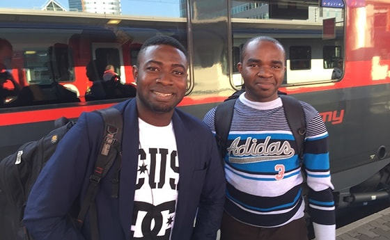 Ankunft von Nichodemus und Valentine