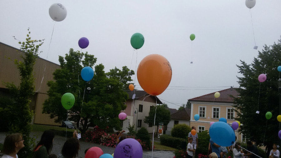 Luftballonstart