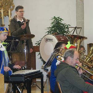 Faschingsgottesdienst mit den Jungmusikerinnen und -musikern der  Musikkapelle Linz-St.Magdalena