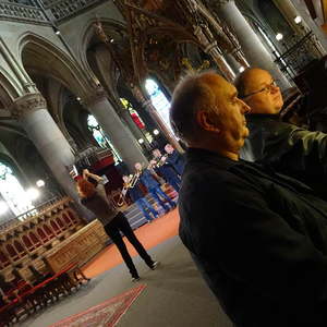 Zwischen Üben und Fotografieren.