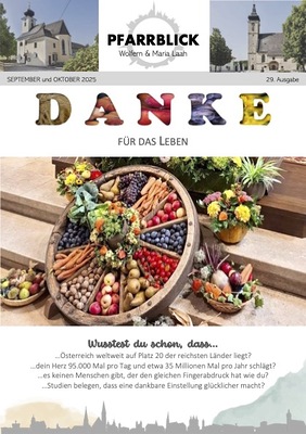 Pfarrblick September / Oktober 2025