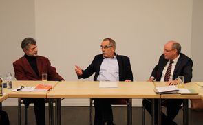 V. l.: Historiker DDr. Helmut Wagner, Jurist Dr. Wolfgang Moringer, Vereins-Obmann Dr. Christoph Freudenthaler 