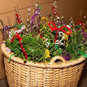 mit Erstkommunionmüttern und -kindern