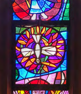 'Glorreicher Rosenkranz' Fenster