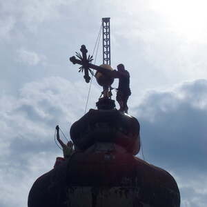 Außenrenovierung der Wallfahrtskirche Hilkering 2016