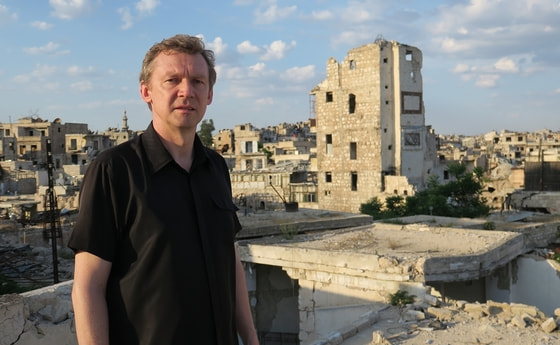 ICO-Obmann Slawomir Dadas 2018 in Aleppo / Syrien. / © Georg Pulling ICO-Obmann Slawomir Dadas 2018 in Aleppo / Syrien.