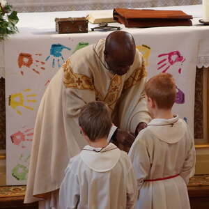 Ministrantenaufnahme in Thomasroith