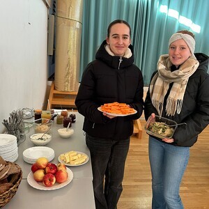 Beim BeFair-Frühstück