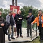 Segnung der restaurierten Fahne