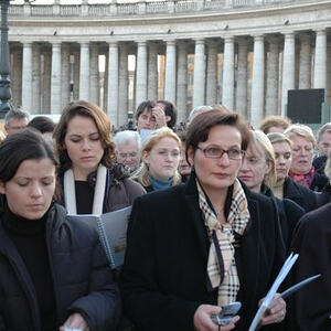 Rom - Christbaum für Papst