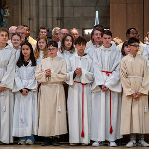 Über 80 Ministrant:innen aus ganz Oberösterreich nahmen am Gottesdienst teil.