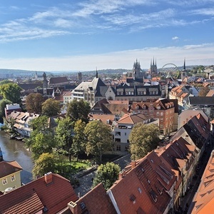 Blick über Erfurt
