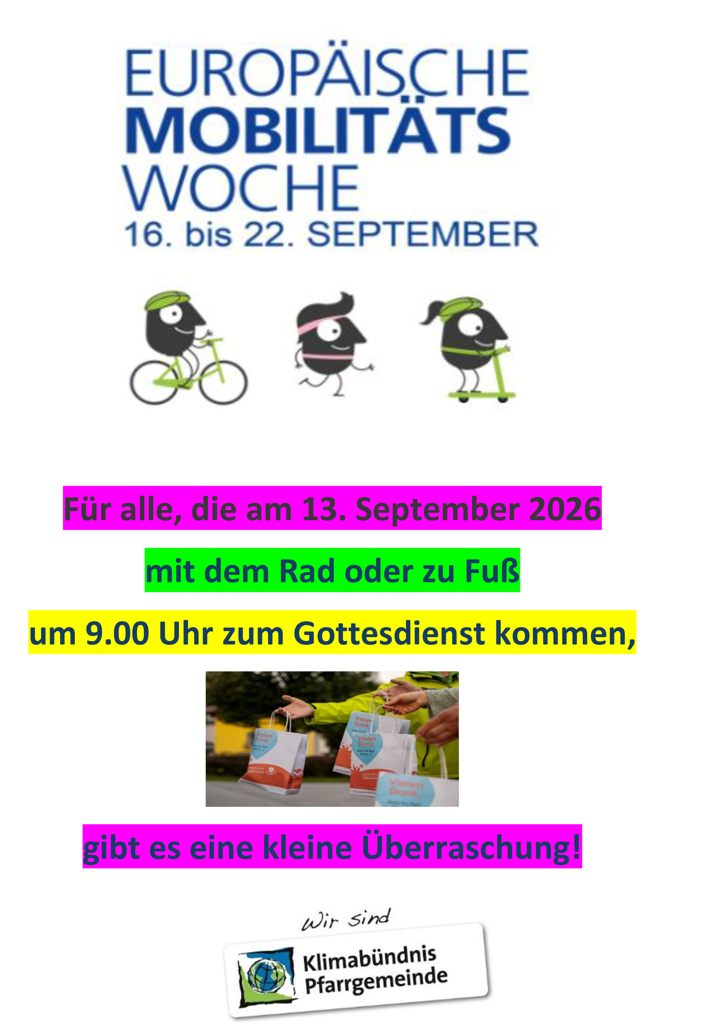 Europäische Mobilitätswoche / Johannes Müller Europäische Mobilitätswoche
