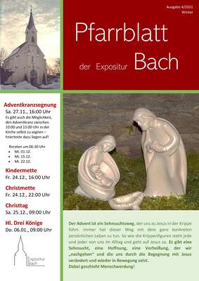 Pfarrblatt Bach