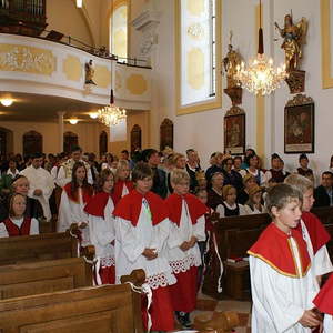 Erntedankfest mit Pfarrfoto