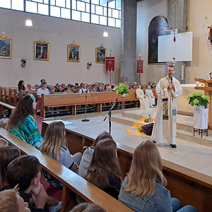 Kindgerechte Worte von Pfarrer Christoph