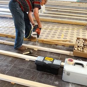 Impressionen vom Bodenverlegen am 04.08.2016