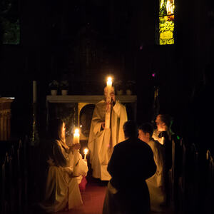Osternacht in der Pfarrkirche Kopfing