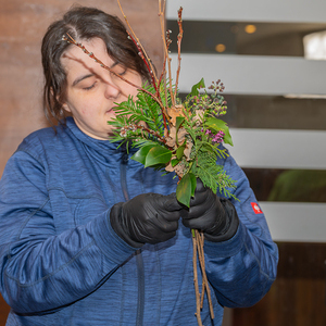 Palmbuschenbinden Pfarre Kirchdorf an der Krems