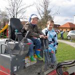 Arbeiten am Familienspielplatz